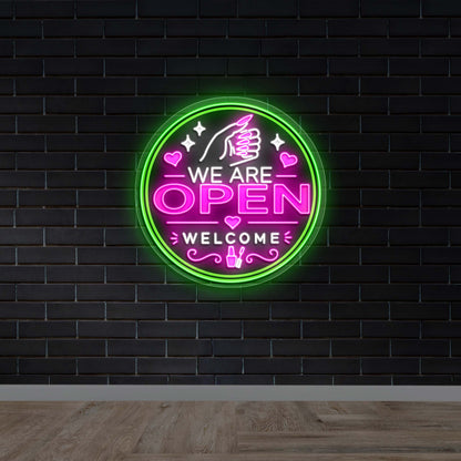 WE ARE OPEN | 2nd Version - Premium Neon Artwork