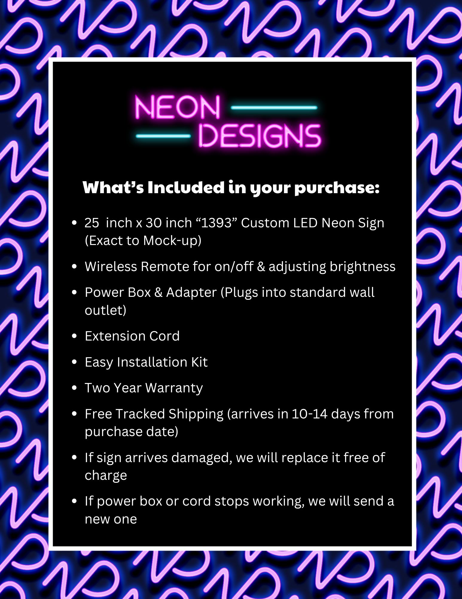 1393 - Premium Neon Artwork