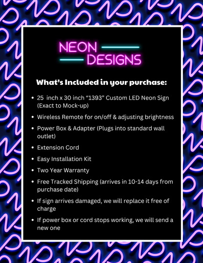 1393 - Premium Neon Artwork