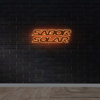SABOR SOLAR - Premium Neon Artwork