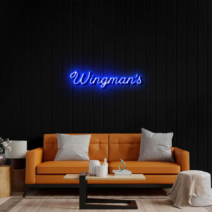 Wingman's - Premium Neon Artwork