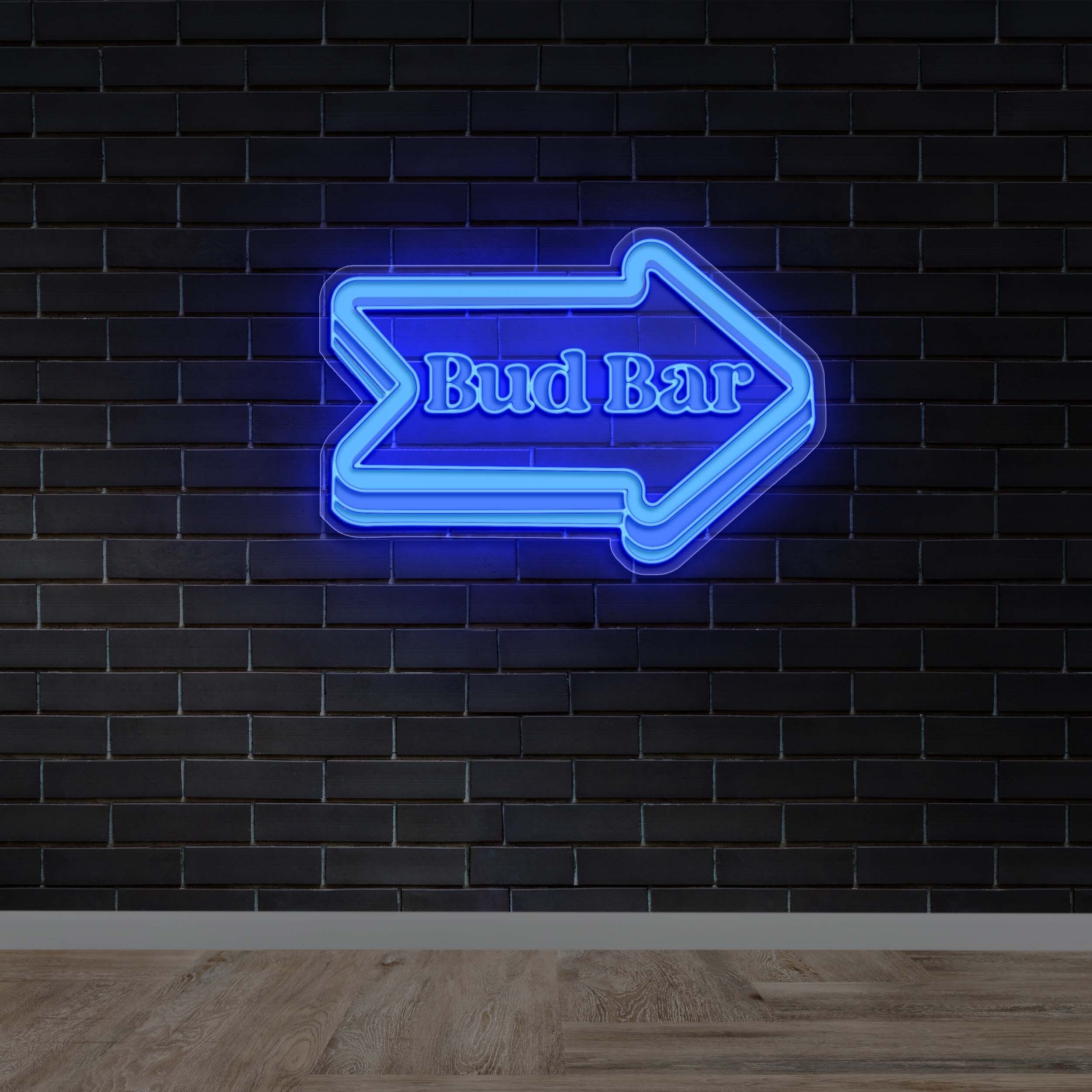 Bud Bar - Premium Neon Artwork
