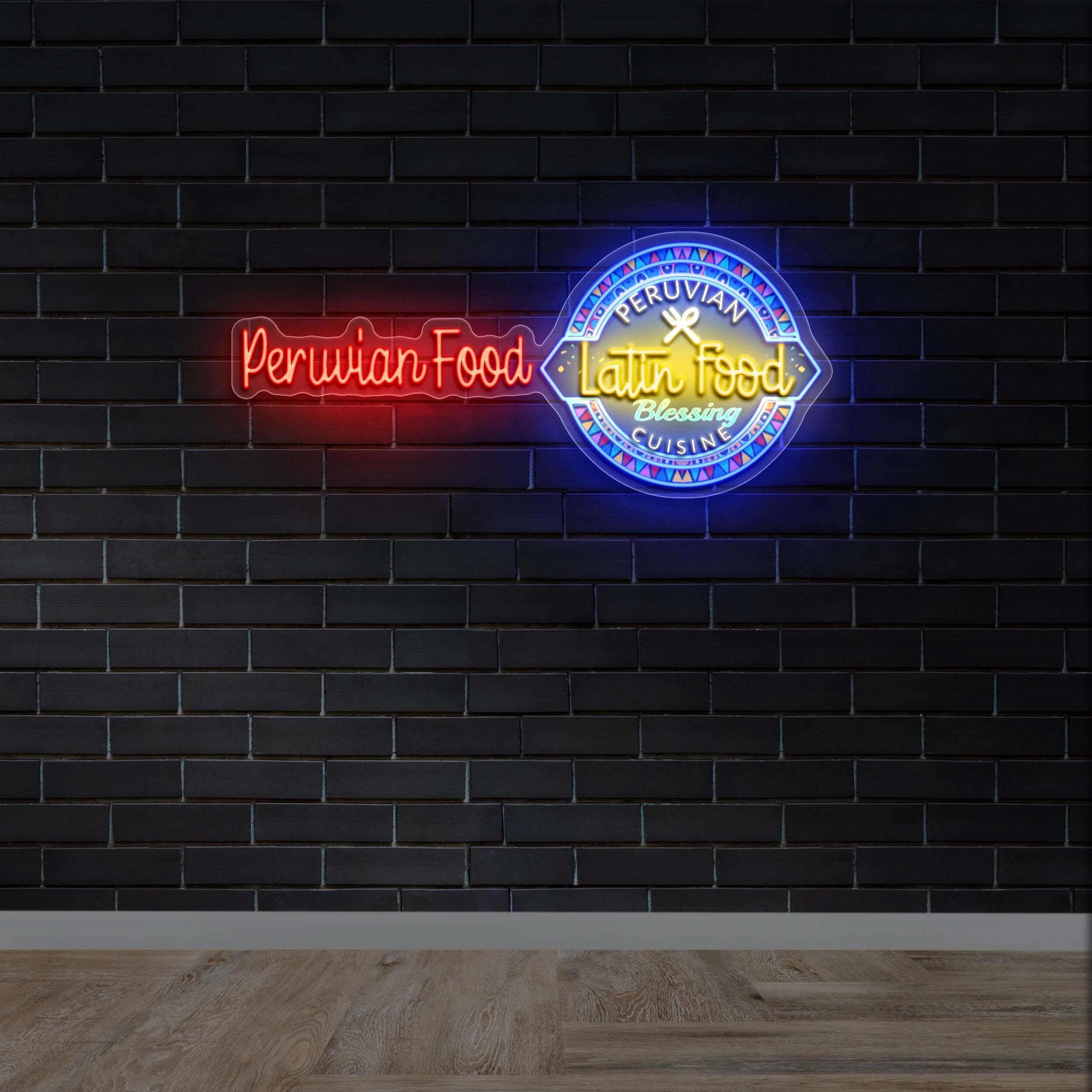 Peruvian Food - Premium Neon Artwork