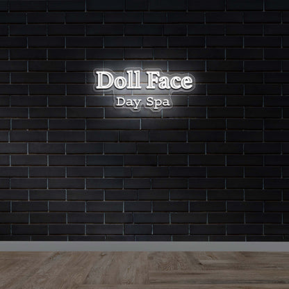 Doll Face Day Spa - Premium Neon Artwork