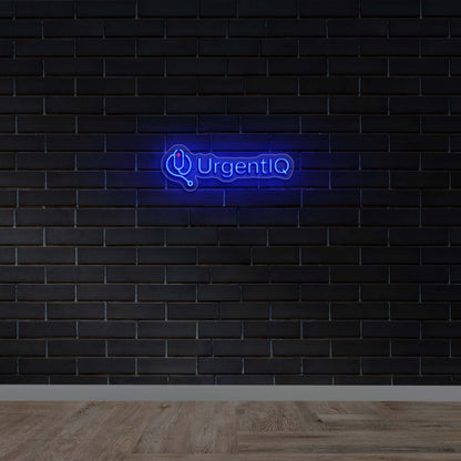 UrgentIQ Logo - Premium Neon Artwork