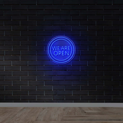 WE ARE OPEN - Premium Neon Artwork