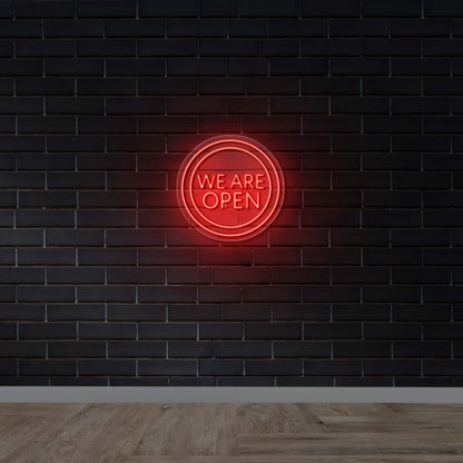 WE ARE OPEN - Premium Neon Artwork