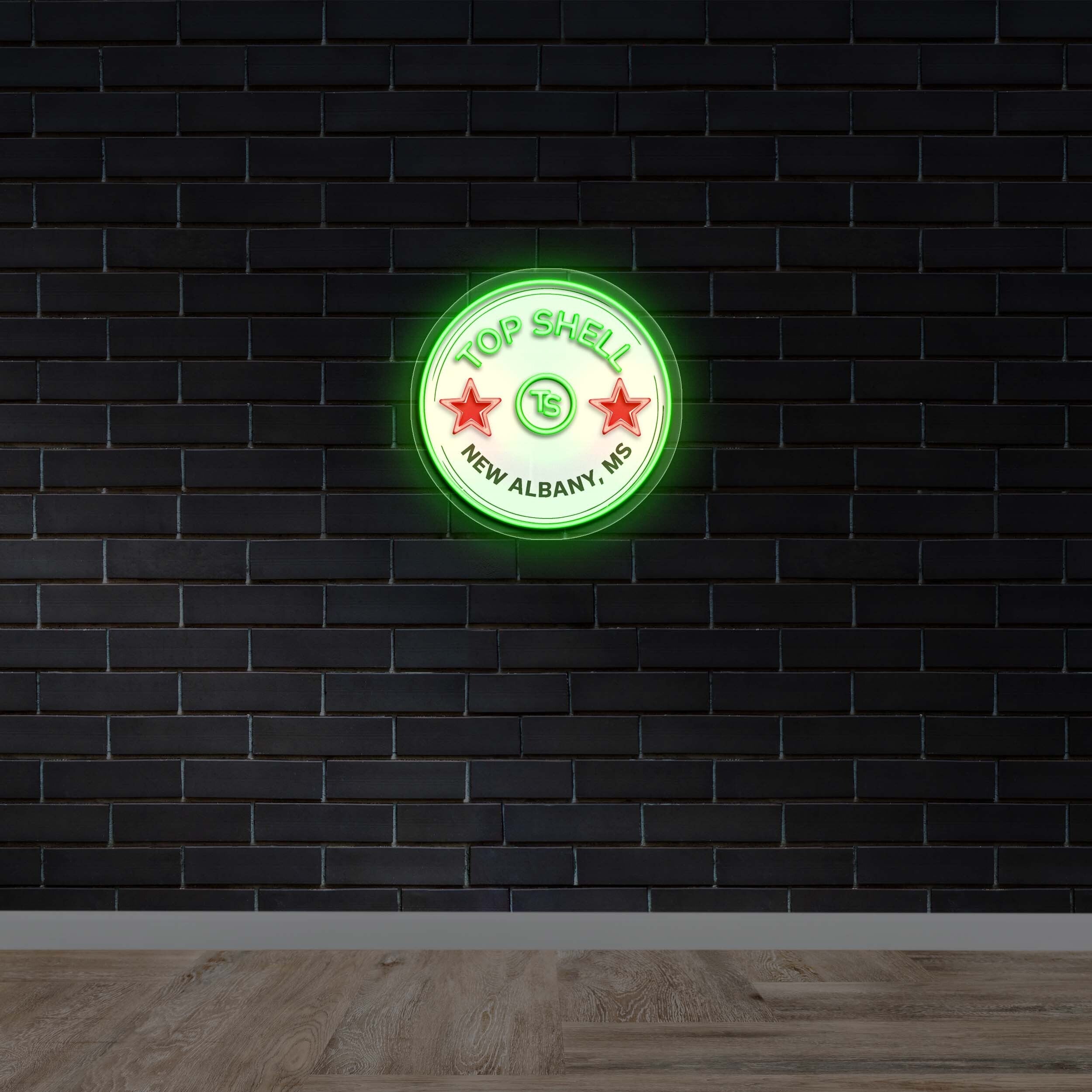 TOP SHELL - Premium Neon Artwork