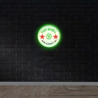 TOP SHELL - Premium Neon Artwork