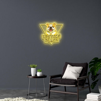 BUSTERS PLACE - Premium Neon Artwork