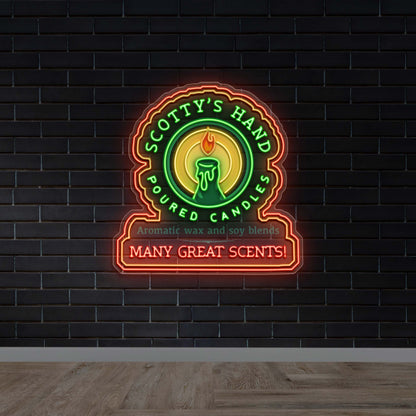 SCOTTY'S HAND - Premium Neon Artwork