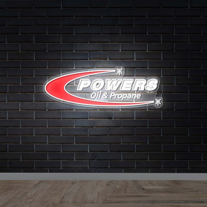 Powers Oil & Propane - Premium Neon Artwork