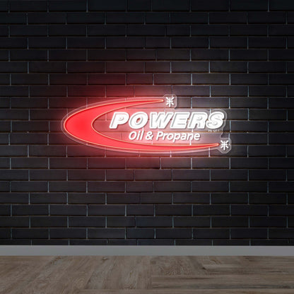 Powers Oil & Propane - Premium Neon Artwork