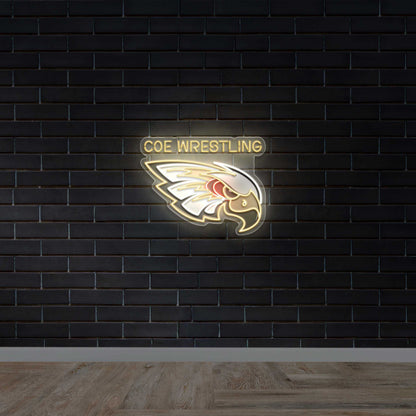 COE Wrestling - Premium Neon Artwork
