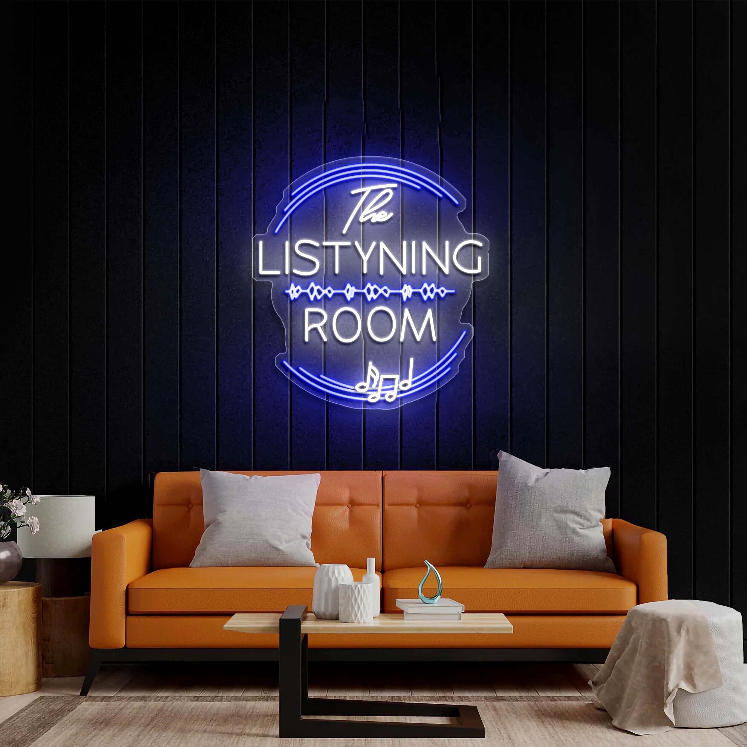 The Listyning Room - Premium Neon Artwork