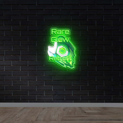 Rare Glow Retrofit - Premium Neon Artwork