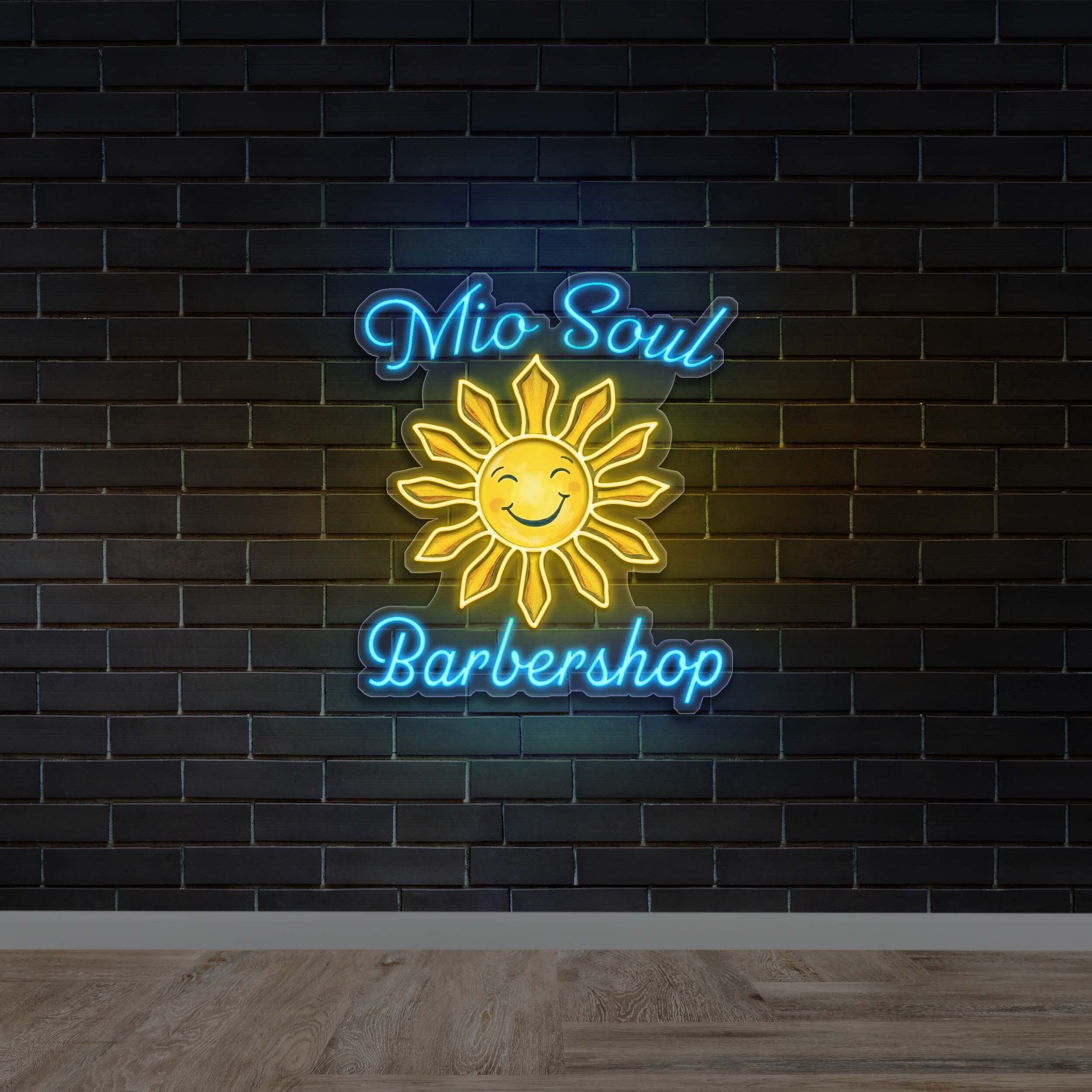 Mio Soul Barbershop - Premium Neon Artwork