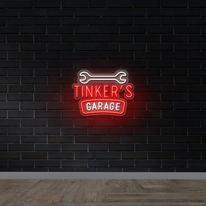 TINKER'S GARAGE - Premium Neon Artwork