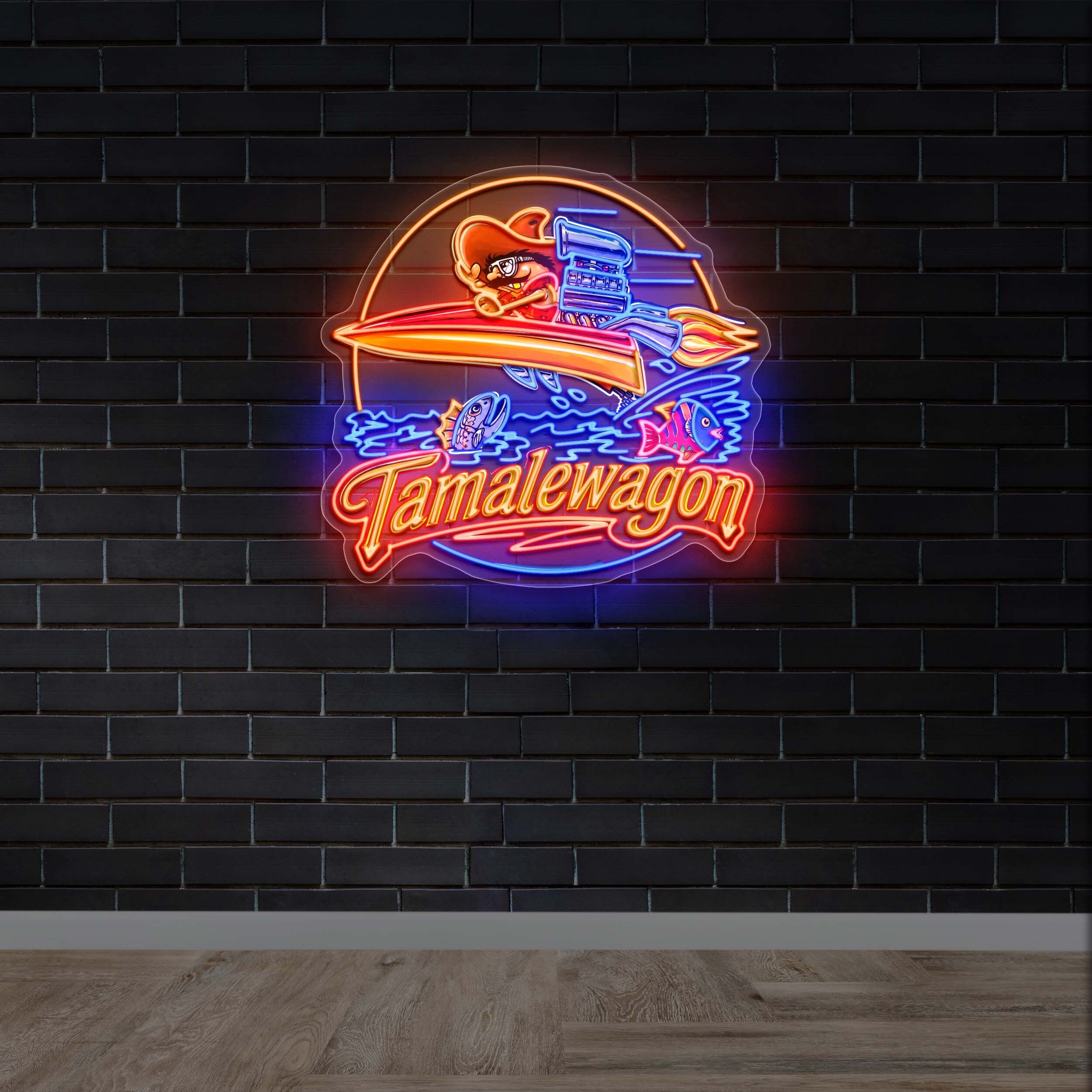 Tamalewagon - Premium Neon Artwork