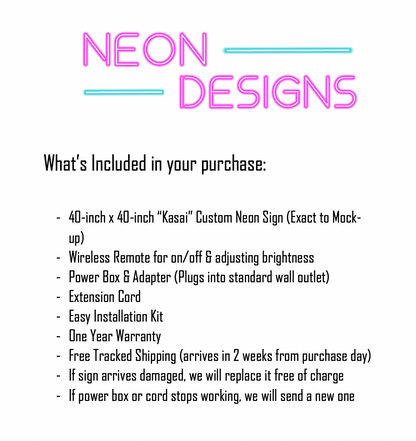 Kasai - Premium Neon Artwork