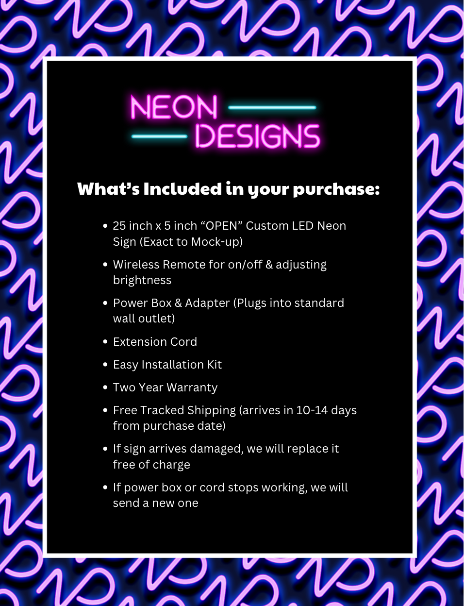 OPEN - Premium Neon Artwork
