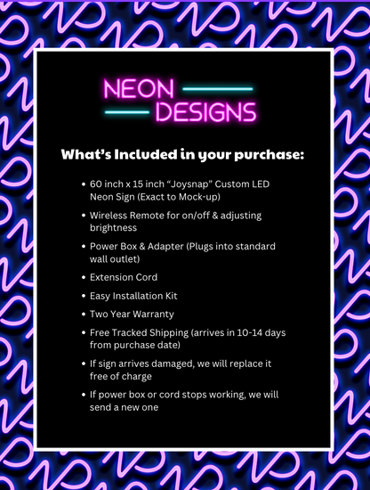 Joysnap - Premium Neon Artwork