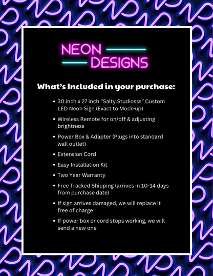 Salty.Studios - Premiu Neon Artwork