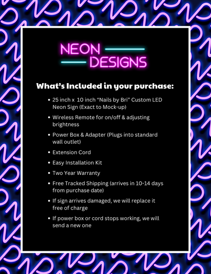 Nails by Bri - Premium Neon Artwork