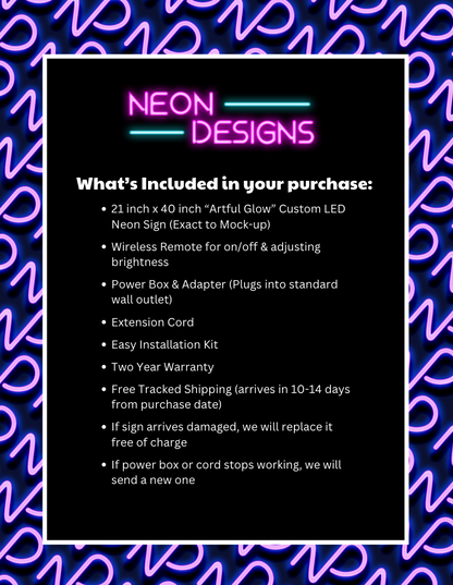 Artful Glow - Premium Neon Artwork
