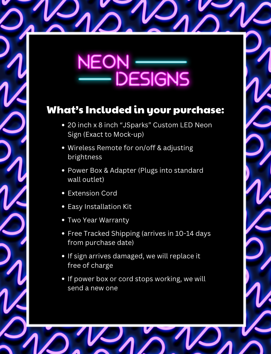 Jsparks - Premium Neon Artwork