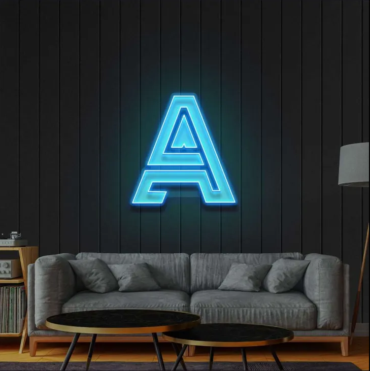 A - Premium Neon Artwork