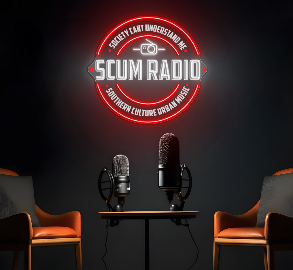 SCUM RADIO -  Premium Neon Artwork