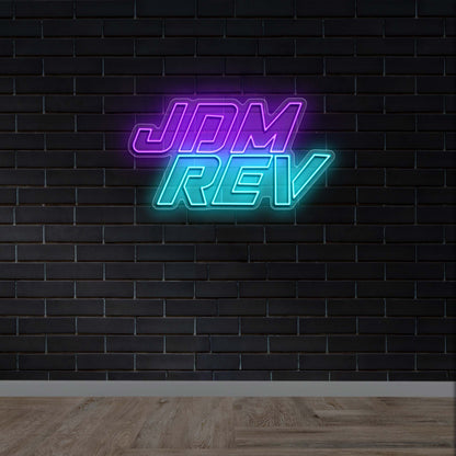 JDM REV - Premium Neon Artwork