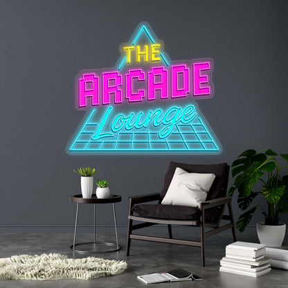 THE ARCADE LOUNGE | 2nd Version - Premium Neon Artwork