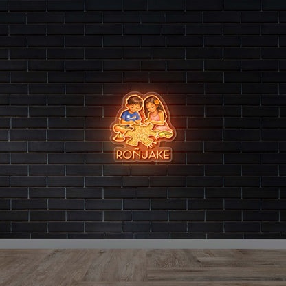 ROÑJAKE - Premium Neon Artwork