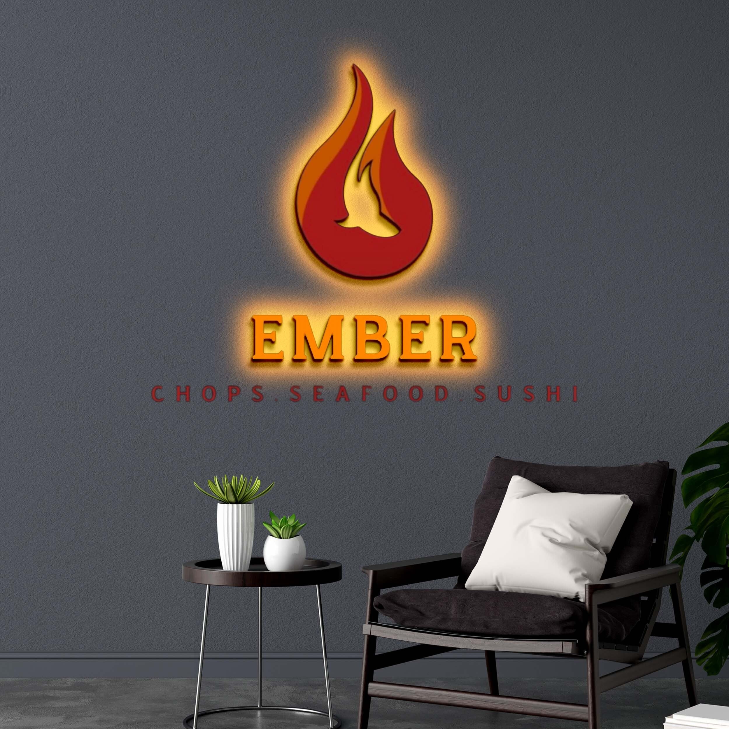 EMBER - Premium Neon Artwork