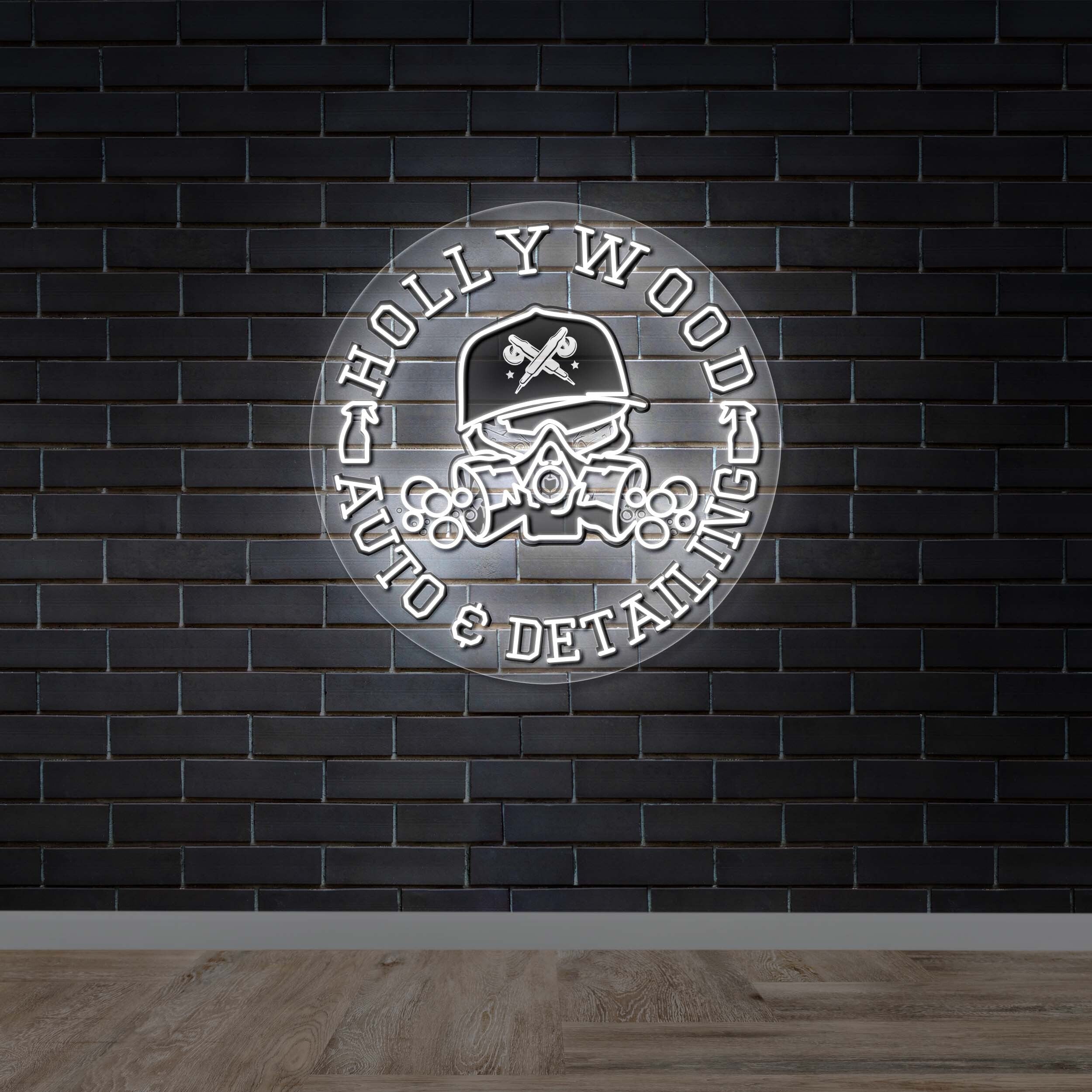 Holly Wood Auto & Detailing -  Premium Neon Artwork