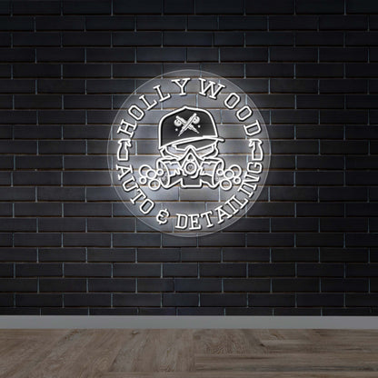Holly Wood Auto & Detailing -  Premium Neon Artwork