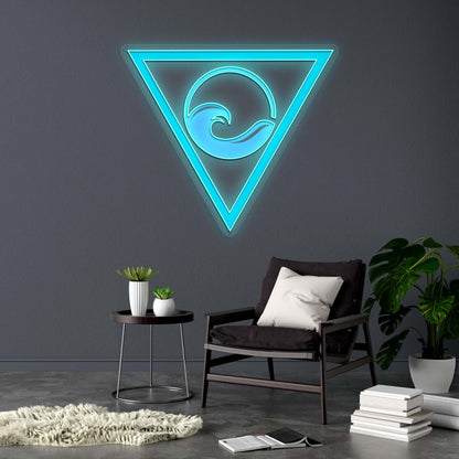 Wave - Premium Neon Artwork