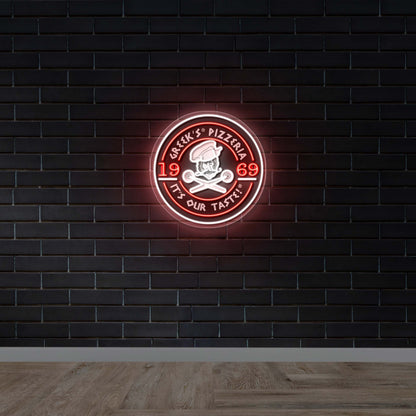 Orcelli's Pizzeria 1969 - Premium Neon Artwork