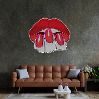 MUAHH - Premium Neon Artwork