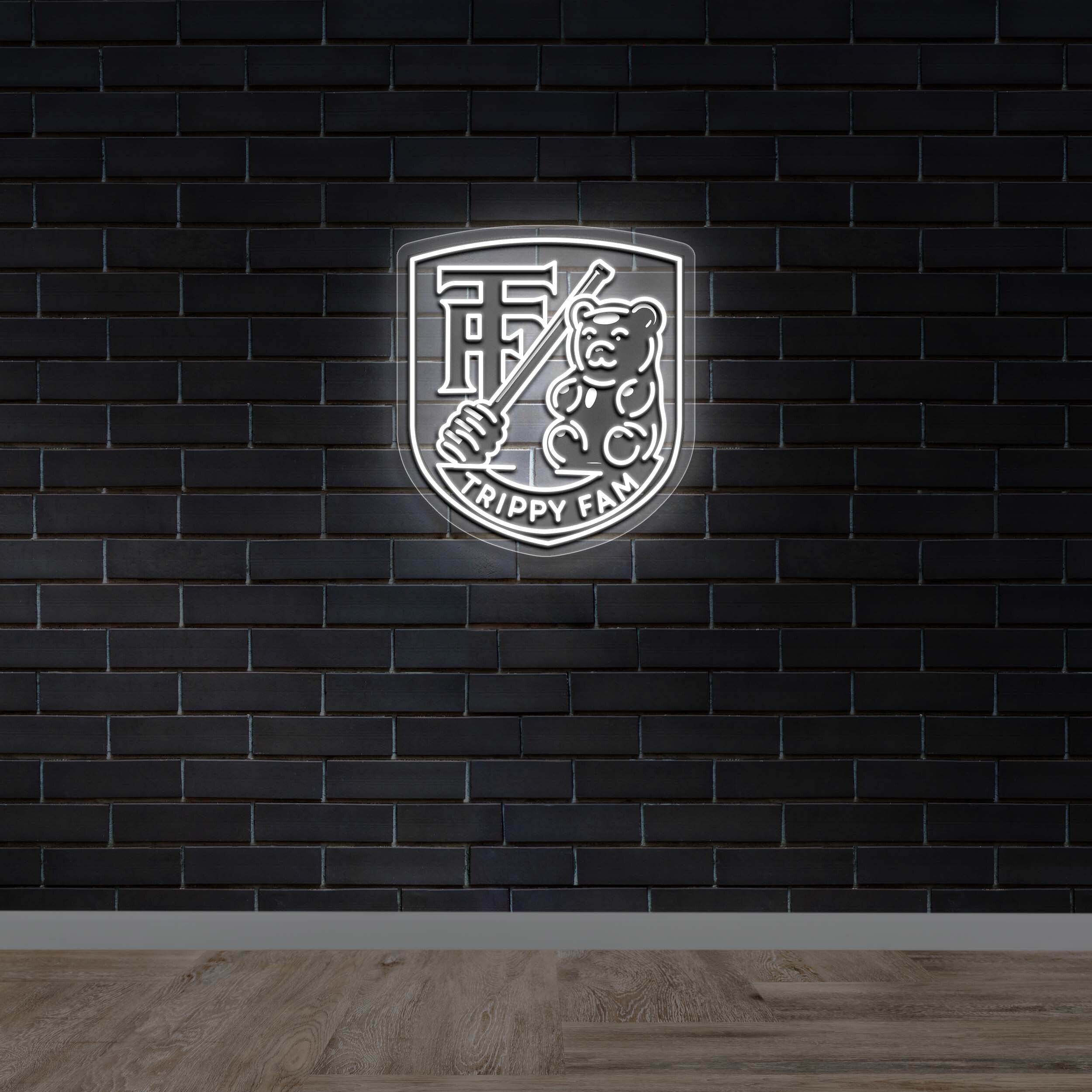 Trippy Fam Logo - Premium Neon Artwork