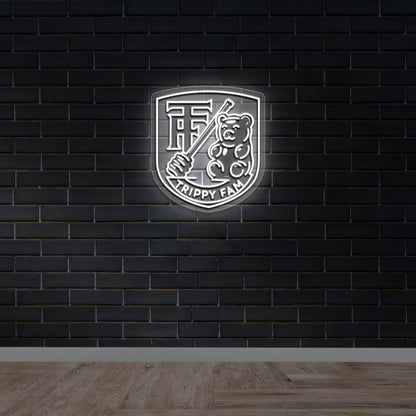 Trippy Fam Logo - Premium Neon Artwork