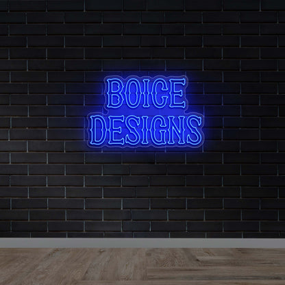 BOICE DESIGNS | Text only - Premium Neon Artwork