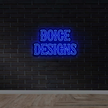 BOICE DESIGNS | Text only - Premium Neon Artwork