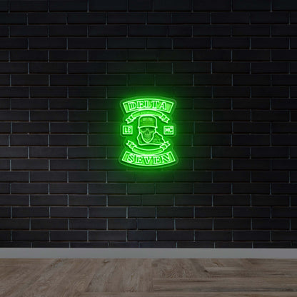 DELTA SEVEN -  Premium Neon Artwork
