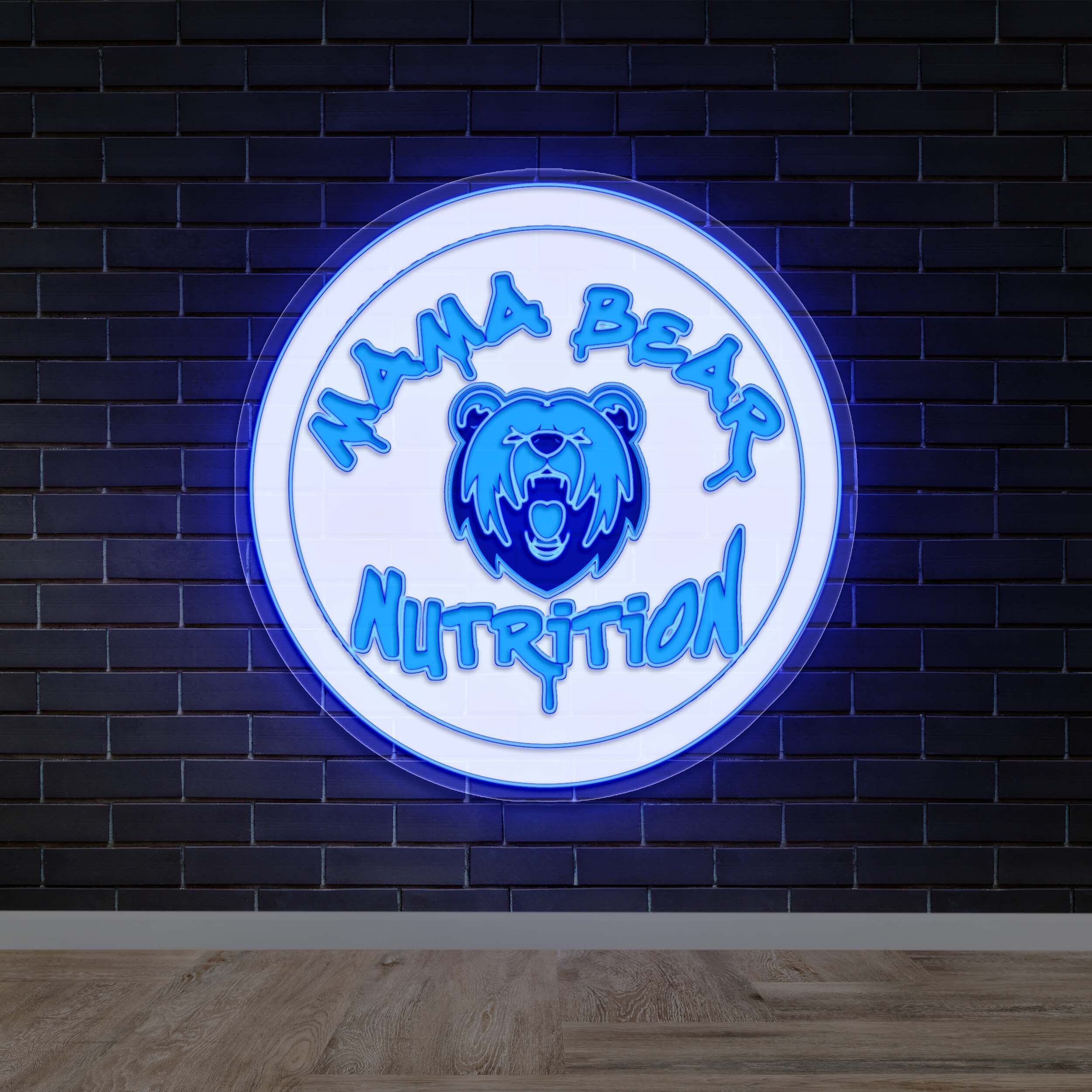 MAMA BEAR NUTRITION - Premium Neon Artwork