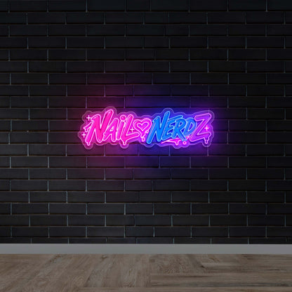 Nail Nerdz - Premium Neon Artwork