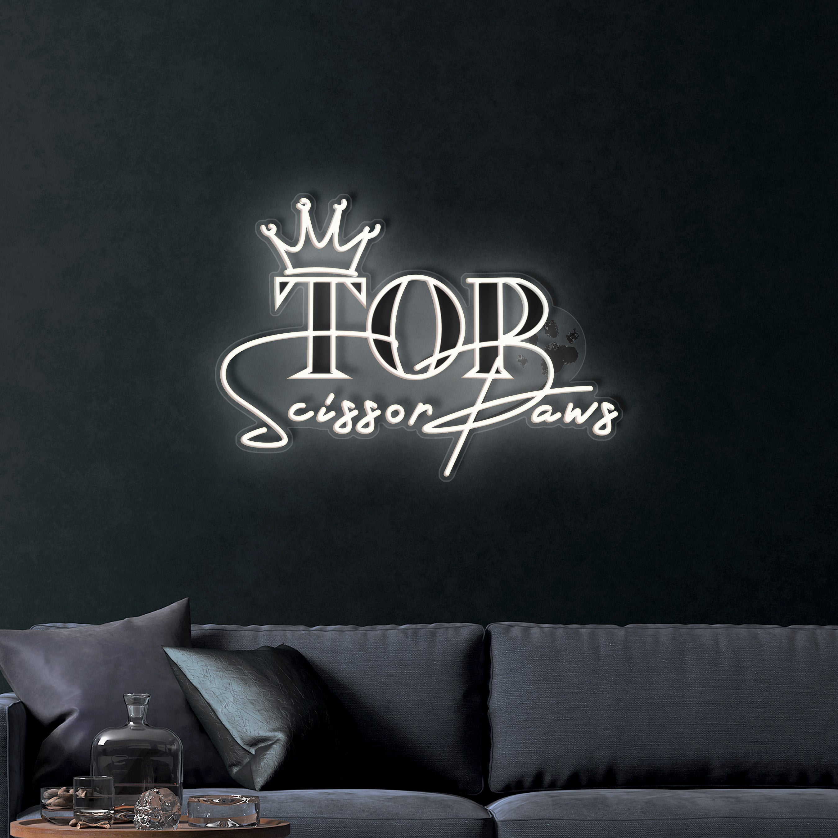 TOP Scissor Claws – Premium Neon Artwork