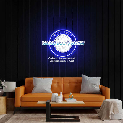 Badass Beauty - Premium Neon Artwork